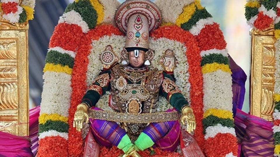 <p>ఈ వాహనసేవలో తిరుమల శ్రీశ్రీశ్రీ పెద్దజీయర్‌స్వామి, శ్రీశ్రీశ్రీ చిన్నజీయర్‌స్వామి, టీటీడీ ఈవో ముద్దాడ రవిచంద్ర, అదనపు ఈవో సి.హెచ్. వెంకయ్య చౌదరి, సీవీఎస్వో కే వి మురళీకృష్ణ తదితరులు పాల్గొన్నారు.</p>