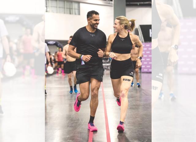 HYROX has partnered with a dating app that hooks up athletes. (INSTAGRAM/@SURFDATING)