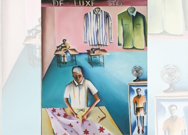 Khakhar’s style is eye-catching and is visually approachable, but the subjects carry deeper meaning. (PHOTO COURTESY: SOTHEBY’S) Khakhar’s style is eye-catching and is visually approachable, but the subjects carry deeper meaning. (PHOTO COURTESY: SOTHEBY’S)