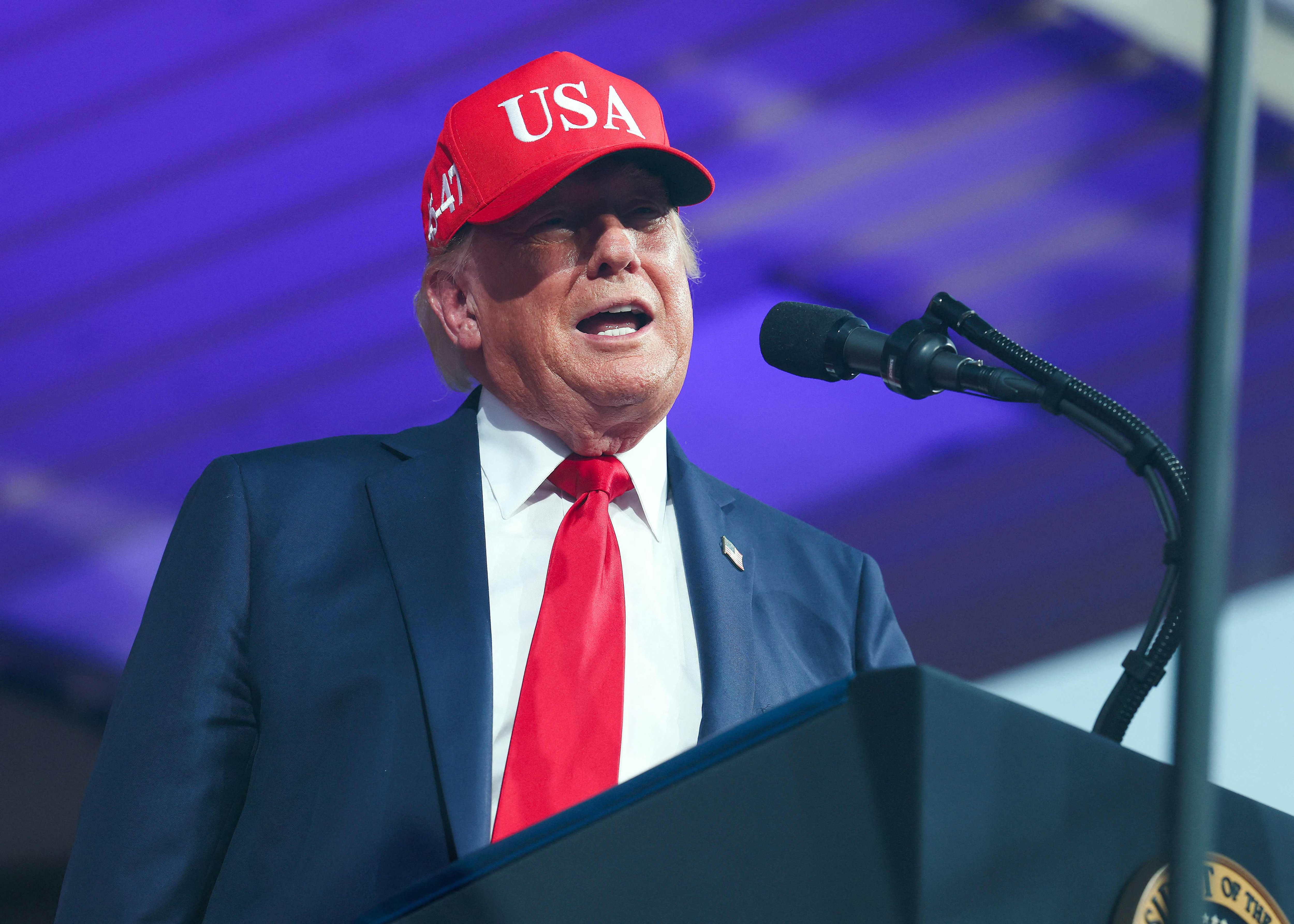 The US President's response adds to the strain in relations among Washington, Ottawa and Brussels. (Getty Images via AFP) The US President's response adds to the strain in relations among Washington, Ottawa and Brussels. (Getty Images via AFP)