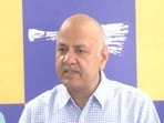 AAP Punjab in-charge Manish Sisodia announcing the launch of the mega drive in Chandigarh on Friday. (ANI Photo)