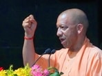 Chief minister Yogi Adityanath in Varanasi on Thursday. (HT Photo) Chief minister Yogi Adityanath in Varanasi on Thursday. (HT Photo)