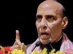Defence minister Rajnath Singh in Varanasi on Thursday. (PTI PHOTO) Defence minister Rajnath Singh in Varanasi on Thursday. (PTI PHOTO)