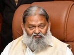 Haryana energy minister Anil Vij (HT File)