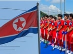 The North Korea national anthem was played during South Korea's hockey match at Asian Games 2026.