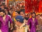 Deepika Padukone and Ranveer Singh at Siddhivinayak Temple,