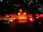 33.27 lakh lamps lit simultaneously in Ujjain, celebrated by thousands, signaling the launch of the ‘Seva-Sankalp Abhiyan’ initiative.