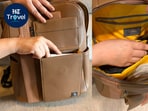 The EUME Nexa 25L carried my laptop, tech gear, water bottle and everyday essentials while keeping my airport look smart. (Hindustan Times)