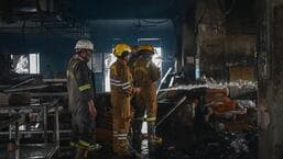 Fire breaks out at garments company in Noida Sector 63 Fire breaks out at garments company in Noida Sector 63