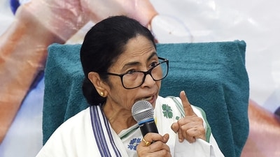 Kolkata, Sep 18 (ANI): Former West Bengal Chief Minister Mamata Banerjee addresses a press conference at Kalighat, in Kolkata on Friday. (ANI Photo) (Sudipta Banerjee)