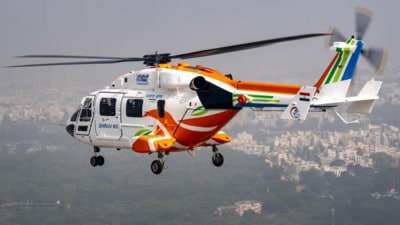 HAL hopes to derive 25% of its turnover from non-military business over the next decade. HAL hopes to derive 25% of its turnover from non-military business over the next decade.
