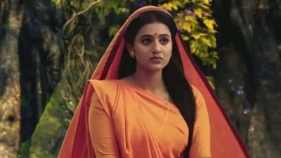 Anjali Arora's still as Sita from Mahakavya Shri Ramayan Katha. Anjali Arora's still as Sita from Mahakavya Shri Ramayan Katha.