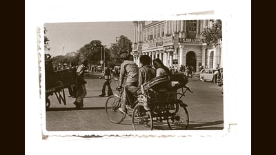 The real thing: At Connaught Place, Delhi, in 1981. (HT Archives) The real thing: At Connaught Place, Delhi, in 1981. (HT Archives)