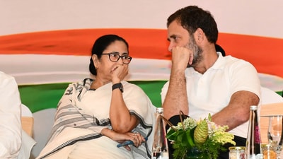 Mamata Banerjee announced that her faction will back the Congress candidate in Nandigram. (File Photo/HT)