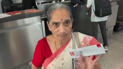 An Indian man surprised his mother with an Emirates First Class upgrade on her flight to Mumbai. (Instagram/atulbranade) An Indian man surprised his mother with an Emirates First Class upgrade on her flight to Mumbai. (Instagram/atulbranade)
