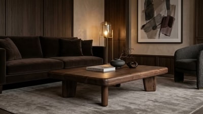 Dark wood furnishing (Pinterest) Dark wood furnishing (Pinterest)