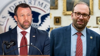 DHS Secretary Markwayne Mullin shares a house with Congressman Jason Smith in Washington DC. (X/@SecMullinDHS, X/@RepJasonSmith) DHS Secretary Markwayne Mullin shares a house with Congressman Jason Smith in Washington DC. (X/@SecMullinDHS, X/@RepJasonSmith)