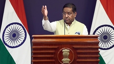 File image: MEA Spokesperson Randhir Jaiswal addresses a bi-weekly media briefing, in New Delhi (ANI Video Grab) File image: MEA Spokesperson Randhir Jaiswal addresses a bi-weekly media briefing, in New Delhi (ANI Video Grab)