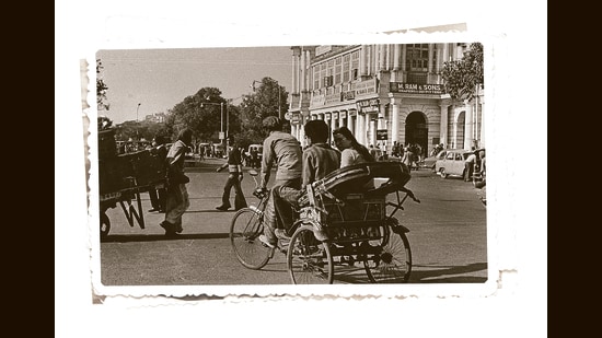 The real thing: At Connaught Place, Delhi, in 1981. (HT Archives)