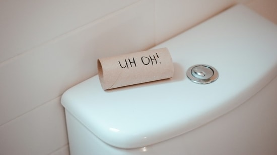 That blood in the toilet may not be piles but a fissure. (Unsplash)