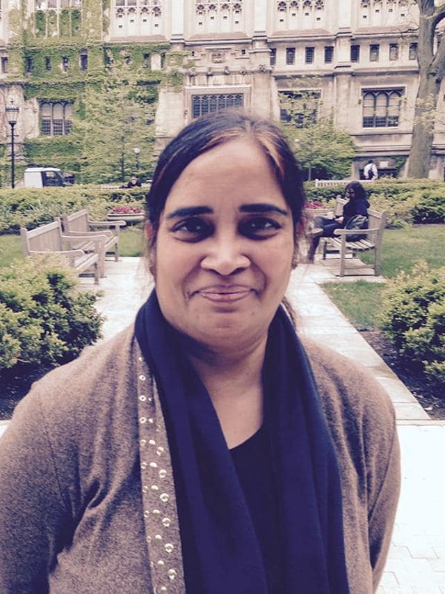 Editor of the anthology, Perundevi (Courtesy Asia Creative Writing Programme) Editor of the anthology, Perundevi (Courtesy Asia Creative Writing Programme)