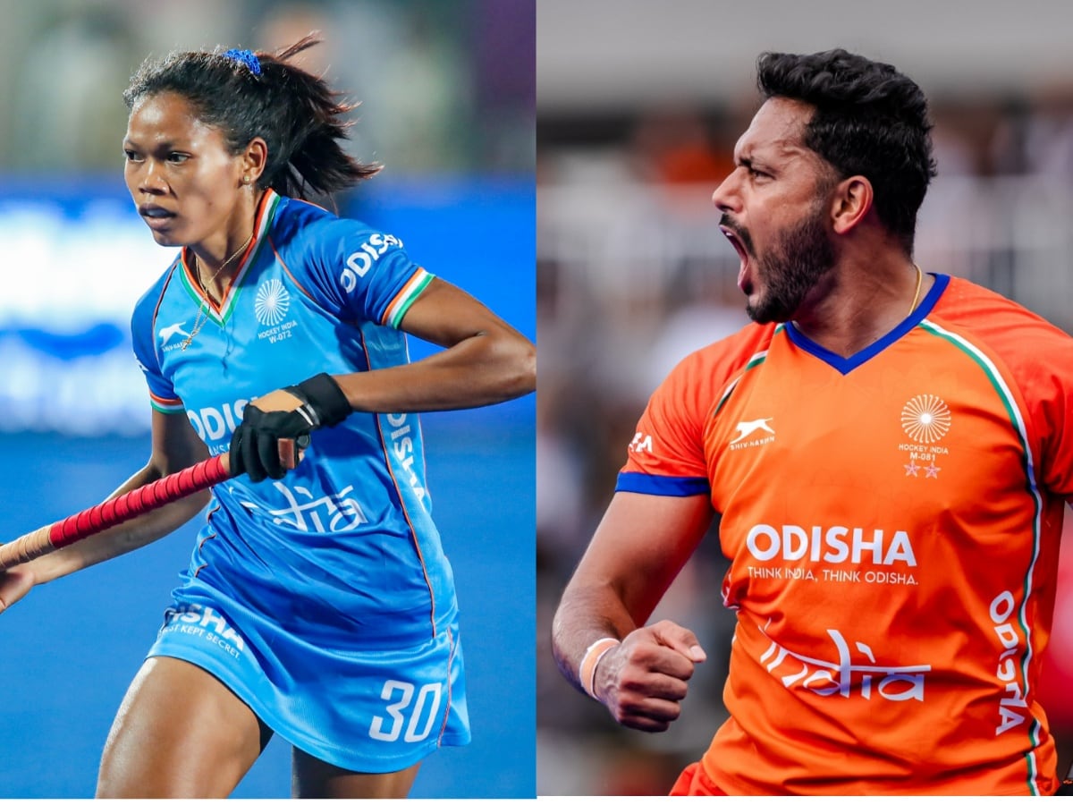 Salima Tete and Harmanpreet Singh will be leading the women's and men's hockey teams for India at the Asian Games 2026. (Hockey India) Salima Tete and Harmanpreet Singh will be leading the women's and men's hockey teams for India at the Asian Games 2026. (Hockey India)