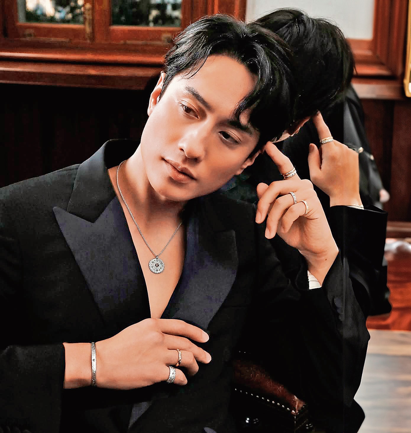 Actor Terrance Lau in a De Beers campaign.