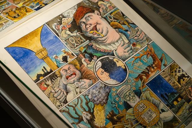 A panel from a 2023 Bengali comic that revisited the great famine of 1770. (Museum of Art & Photography) A panel from a 2023 Bengali comic that revisited the great famine of 1770. (Museum of Art & Photography)