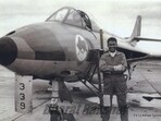 Flight Lieutenant Alfred T Cooke during his AIr Force days (IAF X)