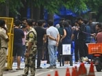 The crowd at IIT-Bombay on Saturday.