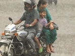 Lucknow received 13.6 mm of rain on September 19 that brought much-needed relief from humidity. (HT photo)
