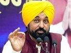 Mann also sought to position himself as a representative of Punjab’s farmers at the Centre (HT)