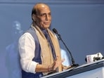 Union defence minister Rajnath Singh.