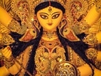 A representative image of the Durga idol.