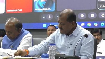 A video that went viral showed Shiv Sena MP Sanjay Jadhav eating cashews and almonds. A video that went viral showed Shiv Sena MP Sanjay Jadhav eating cashews and almonds.