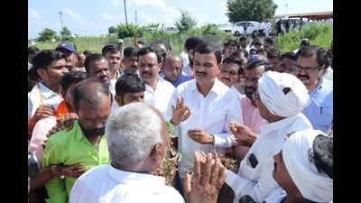 Bharne assured elected representatives that the state government would make every effort to secure maximum compensation and assistance for affected farmers. (HT) Bharne assured elected representatives that the state government would make every effort to secure maximum compensation and assistance for affected farmers. (HT)