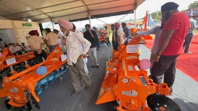 Over 2 lakh farmers attended the two-day event. (Gurpreet Singh/HT) Over 2 lakh farmers attended the two-day event. (Gurpreet Singh/HT)