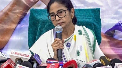 Rabiul Alam Chowdhury earlier said he had discussion with TMC chief Mamata Banerjee (in picture) and was likely to withdraw his nomination on Saturday afternoon. (PTI) Rabiul Alam Chowdhury earlier said he had discussion with TMC chief Mamata Banerjee (in picture) and was likely to withdraw his nomination on Saturday afternoon. (PTI)