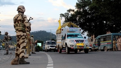 A rescue operation was launched immediately and the injured personnel were evacuated to a hospital. (HT File)