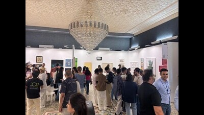 The fair is being held at the century-old Indo-Gothic Baronet House and extends beyond the venue. (HT Photo) The fair is being held at the century-old Indo-Gothic Baronet House and extends beyond the venue. (HT Photo)