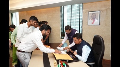 The interview-qualified candidates said the decision had created uncertainty for those awaiting the final stage of the recruitment process. (HT) The interview-qualified candidates said the decision had created uncertainty for those awaiting the final stage of the recruitment process. (HT)