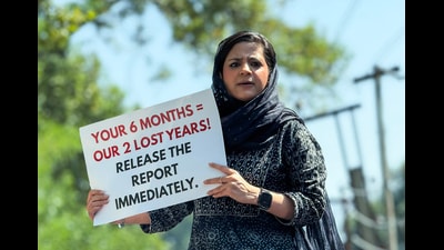 The protestors called for the report to be published in the public domain and for the government to address the concerns of open merit aspirants through a transparent and consultative process. (ANI)