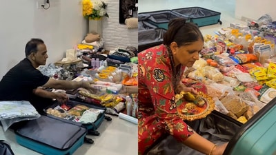 Parents pack daughter’s bags as she chases her dreams. (Instagram/@sakshi30_ ) Parents pack daughter’s bags as she chases her dreams. (Instagram/@sakshi30_ )