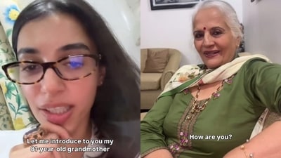A Gurgaon founder shared her 81-year-old grandmother’s inspiring advice on working hard, travelling and enjoying life. (Instagram/@adabymehar) A Gurgaon founder shared her 81-year-old grandmother’s inspiring advice on working hard, travelling and enjoying life. (Instagram/@adabymehar)