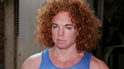 Carrot Top, the comedian, was hospitalized after a suicide attempt. (X/@Algovich_) Carrot Top, the comedian, was hospitalized after a suicide attempt. (X/@Algovich_)