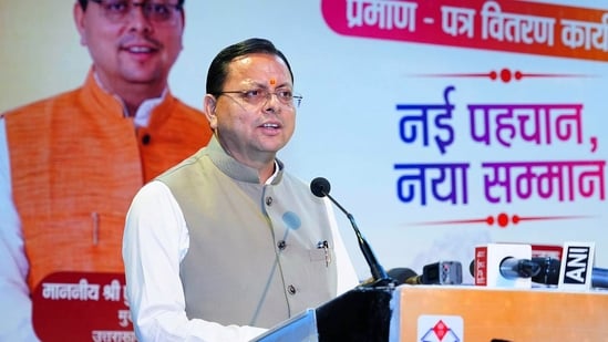 Uttarakhand Chief Minister Pushkar Singh Dhami