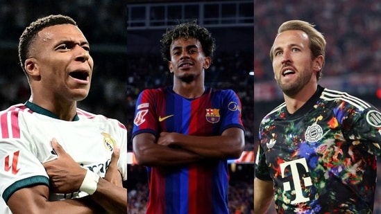 Kylian Mbappe and Lamine Yamal are backing themselves, Harry Kane has the numbers. (AP, Reuteres and AFP Images)