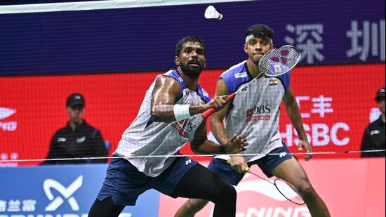 Men’s doubles pairSatwiksairaj Rankireddy (L) and Chirag Shetty are India’s brightest badminton medal hope along with PV Sindhu in women’s singles. (AFP)