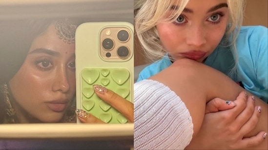(L-R) Ananya Panday, Sabrina Carpenter