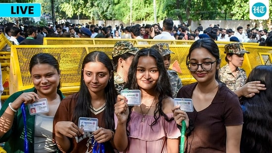 DUSU 2026 election results LIVE: Students show their identity cards amid voting for students attending evening classes during the Delhi University Students Union (DUSU) elections, at Law Centre-I, Faculty of Law, in New Delhi